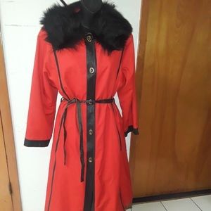 Classy Vintage Red Coat